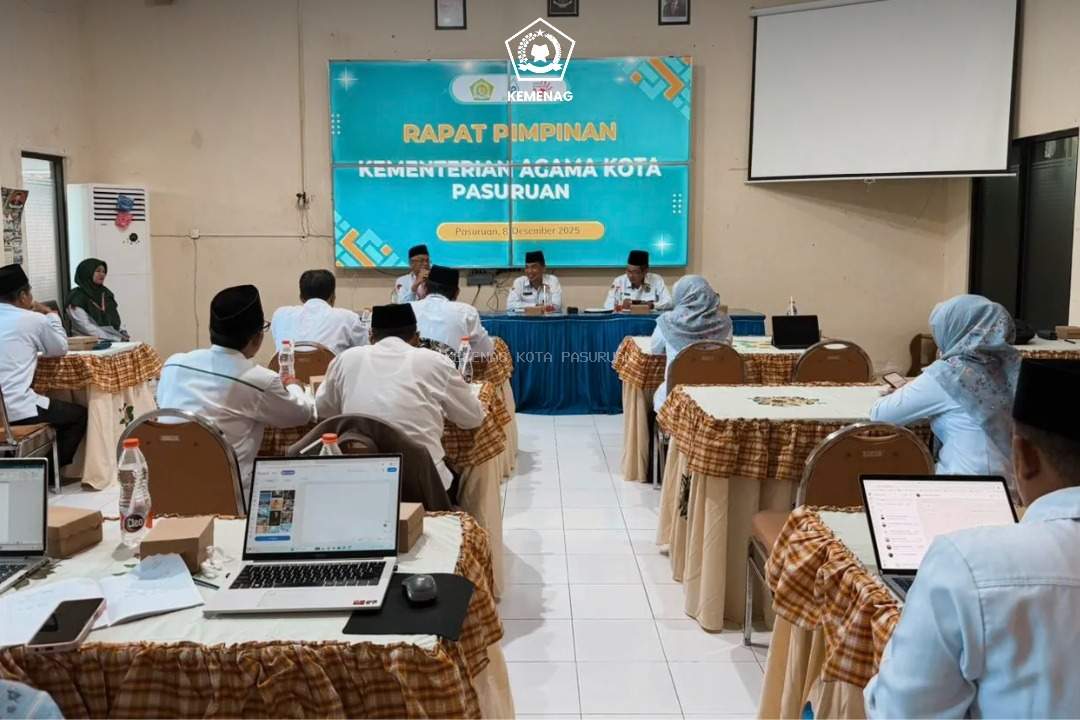 MAN Kota Pasuruan Menjadi Tuan Rumah Rapat Dinas Pimpinan Kemenag Kota Pasuruan